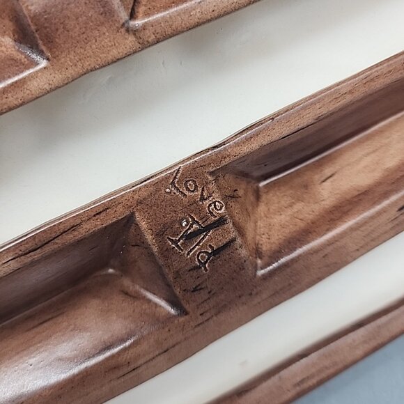 Vintage Ceramic Pheasant Desk Caddy Brown Handpainted - Picture 8 of 8